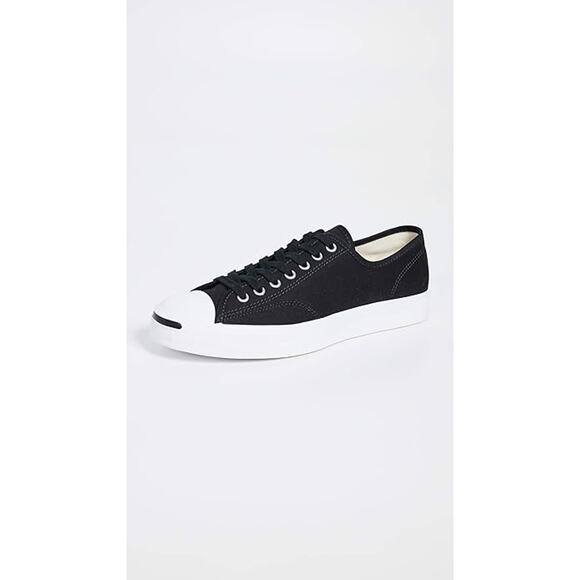 NWT Converse Unisex Jack Purcell Canvas Sneakers,Black/White,8 Women/6.5 Men US - Picture 2 of 6